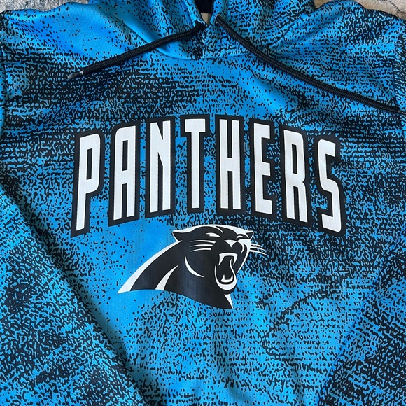 Carolina Panthers NFL Men's Team ZUBAZ Color Hoodie SPORTSWEAR SIZE L - Picture 2 of 6